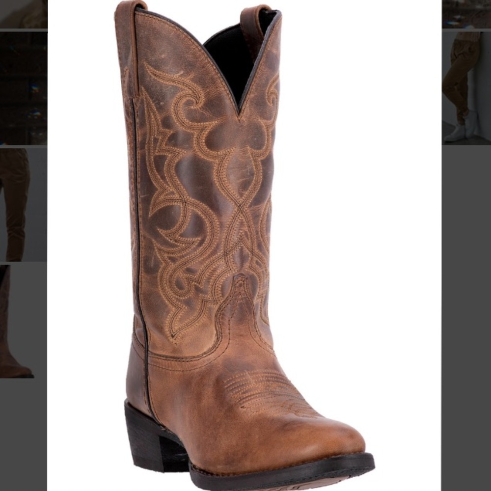 NEW w TAGS & BOX LAREDO WESTERN BOOTS COWBOY SIZE 8W